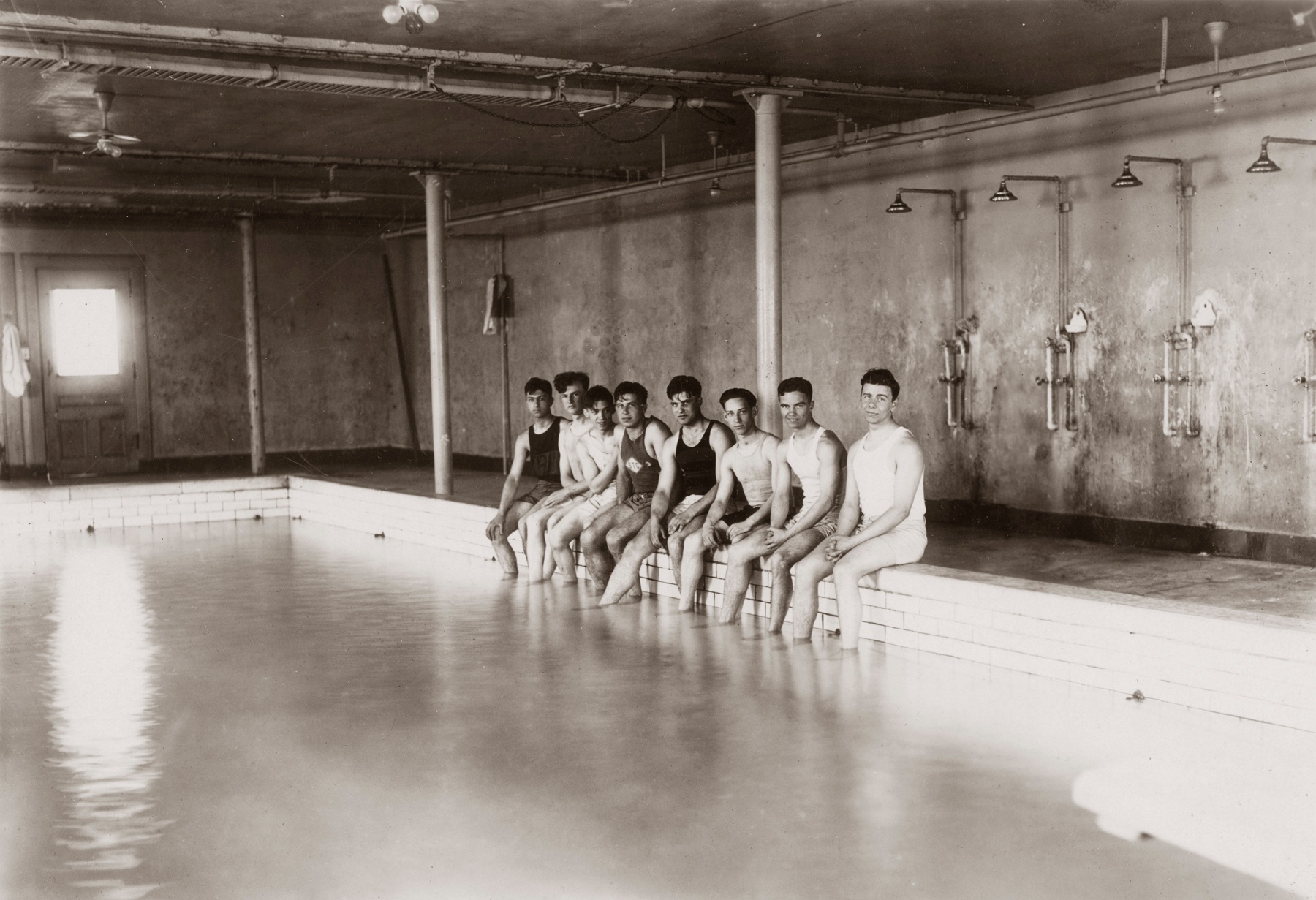 Bowne Gymnasium pool, undated