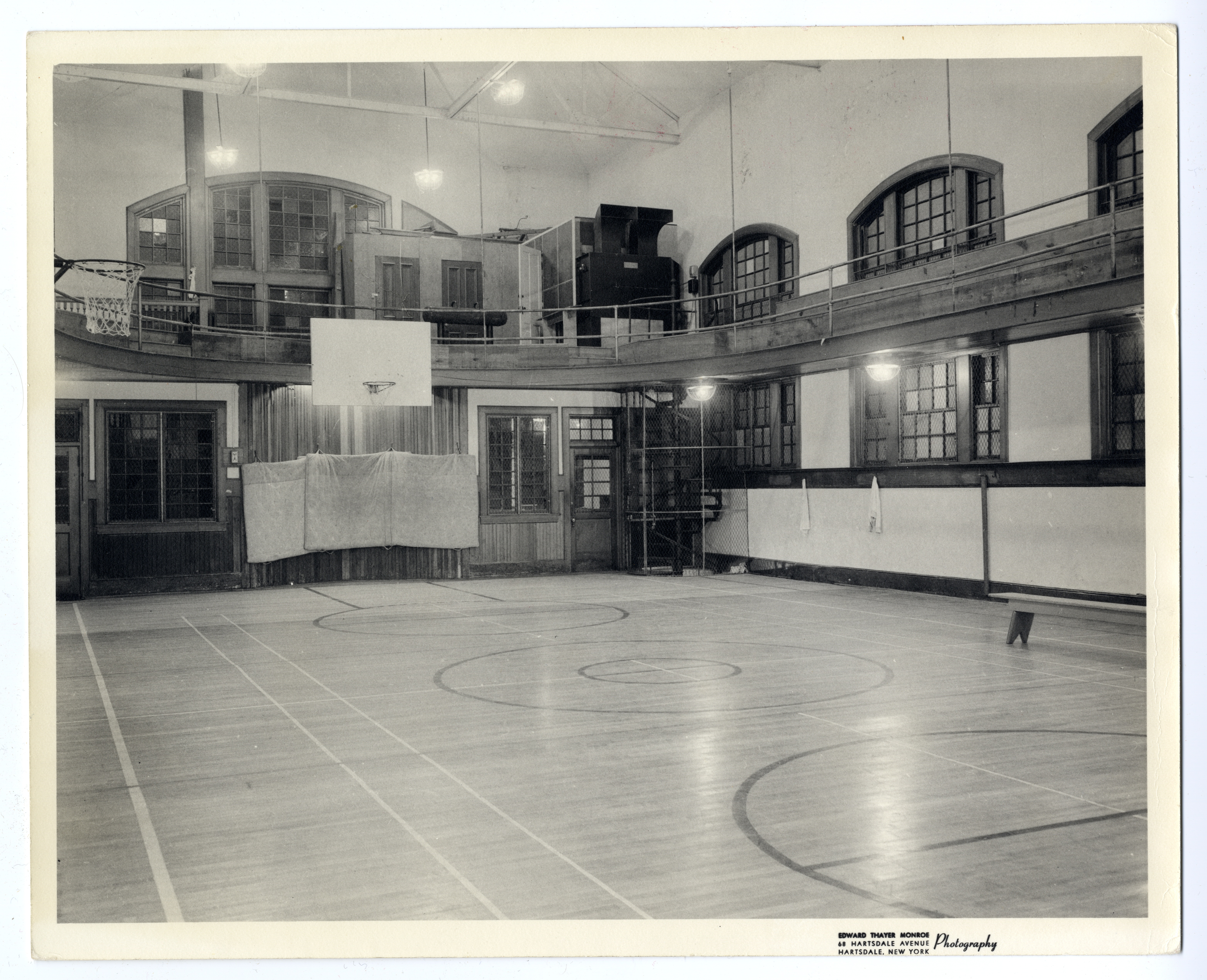 Bowne Gymnasium interior, c.1950