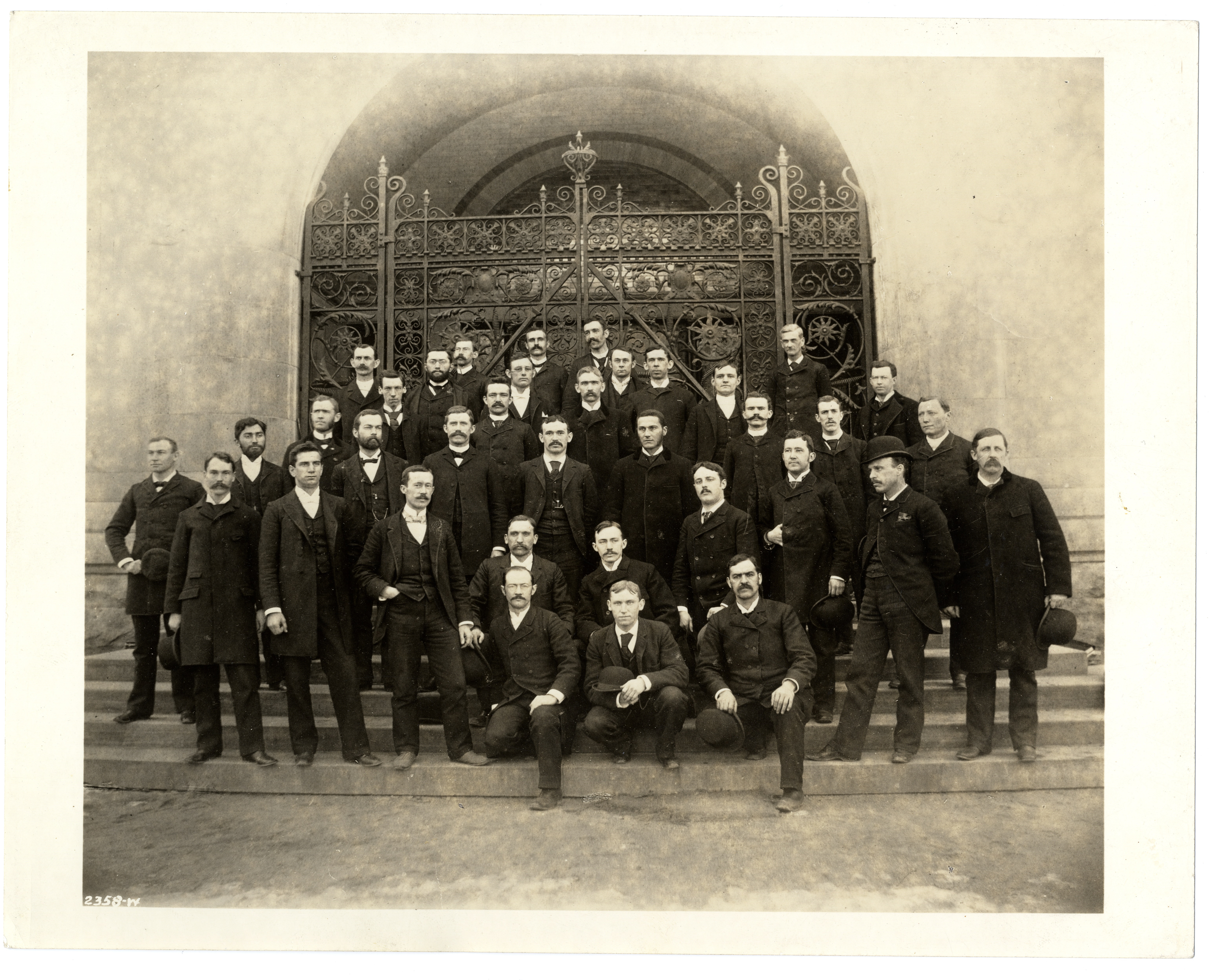 Drew Theological School Class of 1892.  Peter Deunov is third from left.