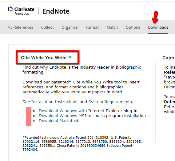 how to download endnote word plugin