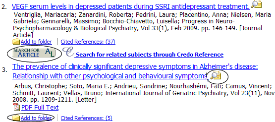 Drew University Library > PsycInfo Database Tipsheet > psyc_ebsco_results.gif