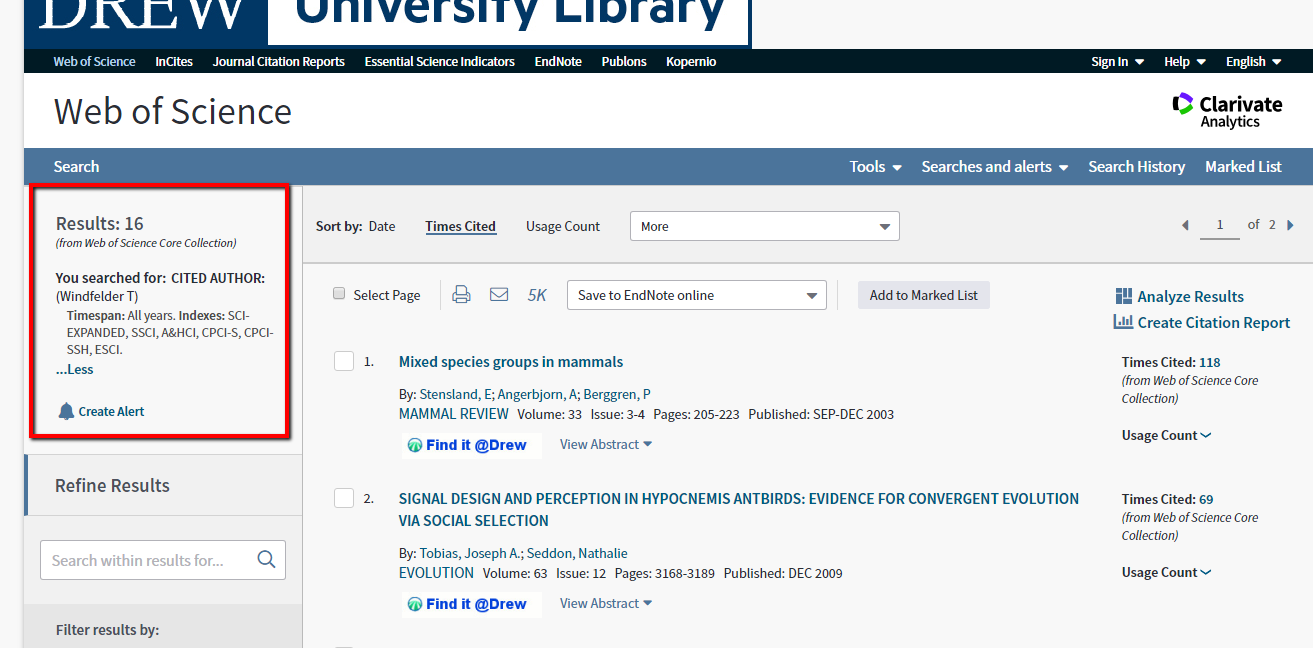 Drew University Library > Citation Searching in Web of Science & Knowledge > image2019-2-5_14-11-43.png