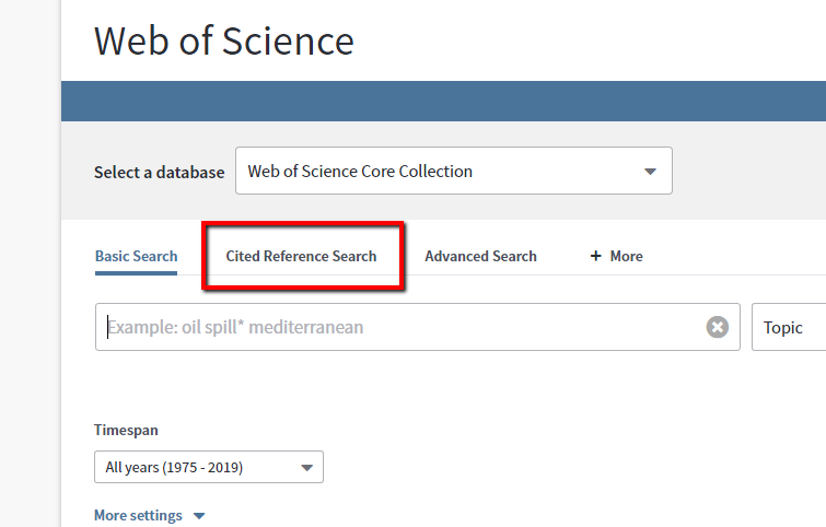 Drew University Library > Citation Searching in Web of Science & Knowledge > image2019-2-5_14-5-17.png