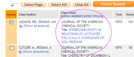 Drew University Library > Citation Searching in Web of Science & Knowledge > wos3a.gif