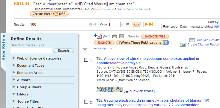 Drew University Library > Citation Searching in Web of Science & Knowledge > wos4.gif