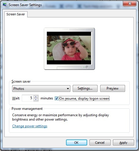 Technology Help and Information > Locking Your Computer > ScreenSaverSettings_W7.jpg