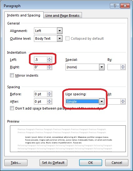 Technology Help and Information > Thesis and Dissertation Formatting > Block Quote Paragraph Formatting.jpg