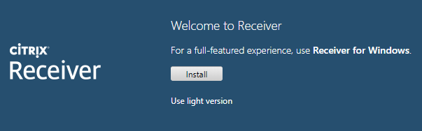 Receiver light version Receiver light version