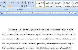 Dissertation font spacing