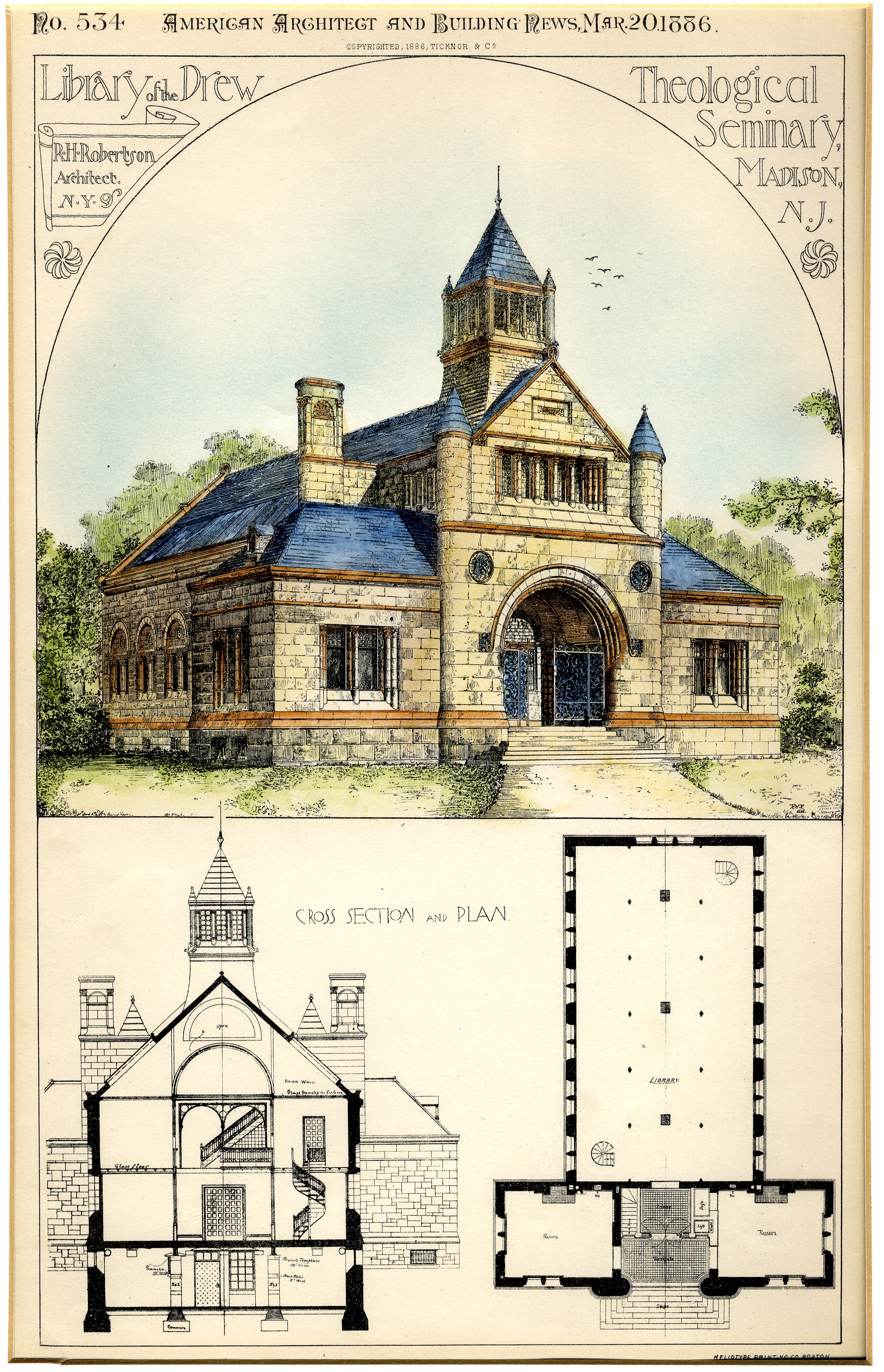 18860320_American Architect and Building News_Cornell Library color illustration